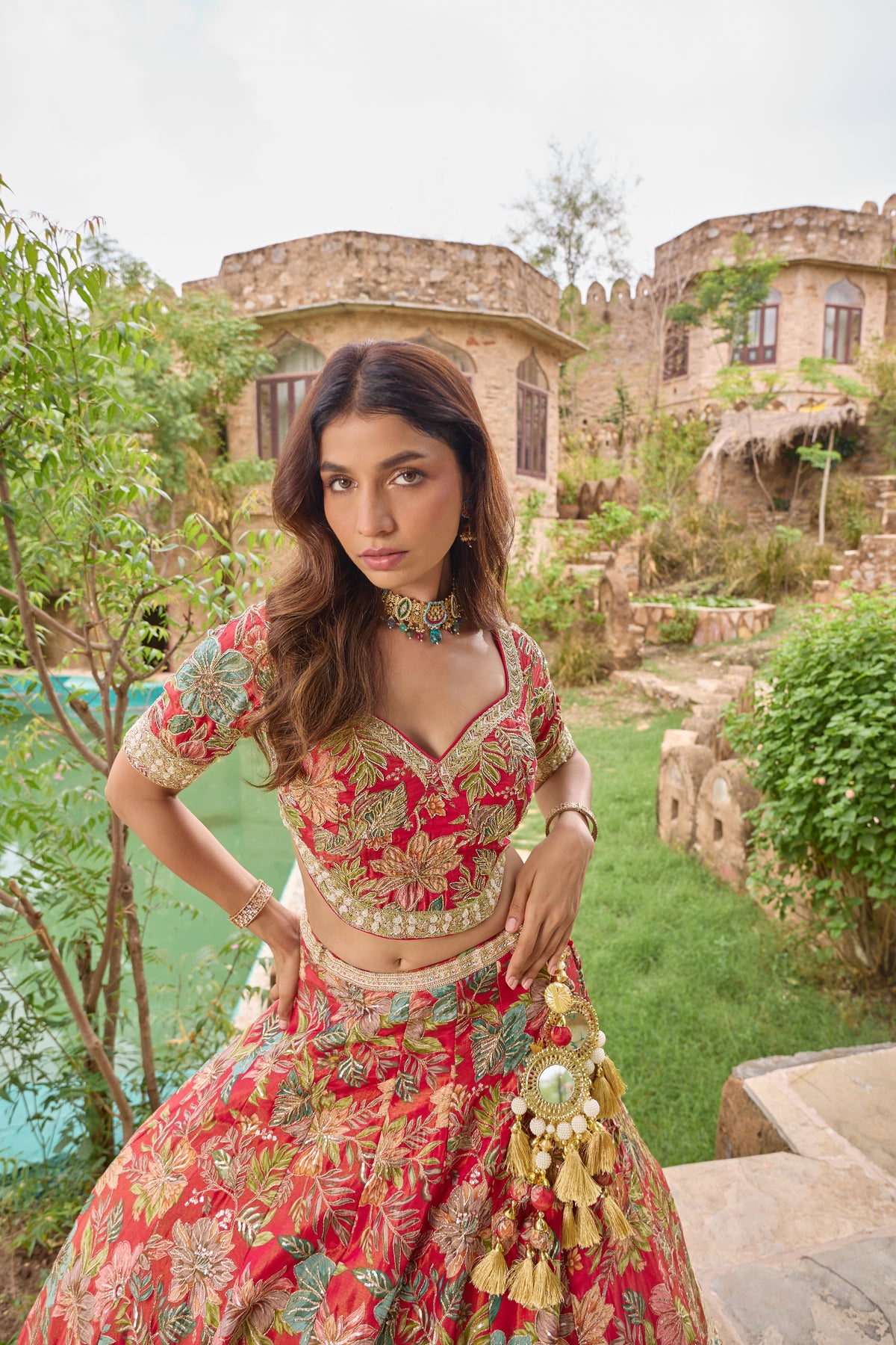 Maanya lehenga set, full length