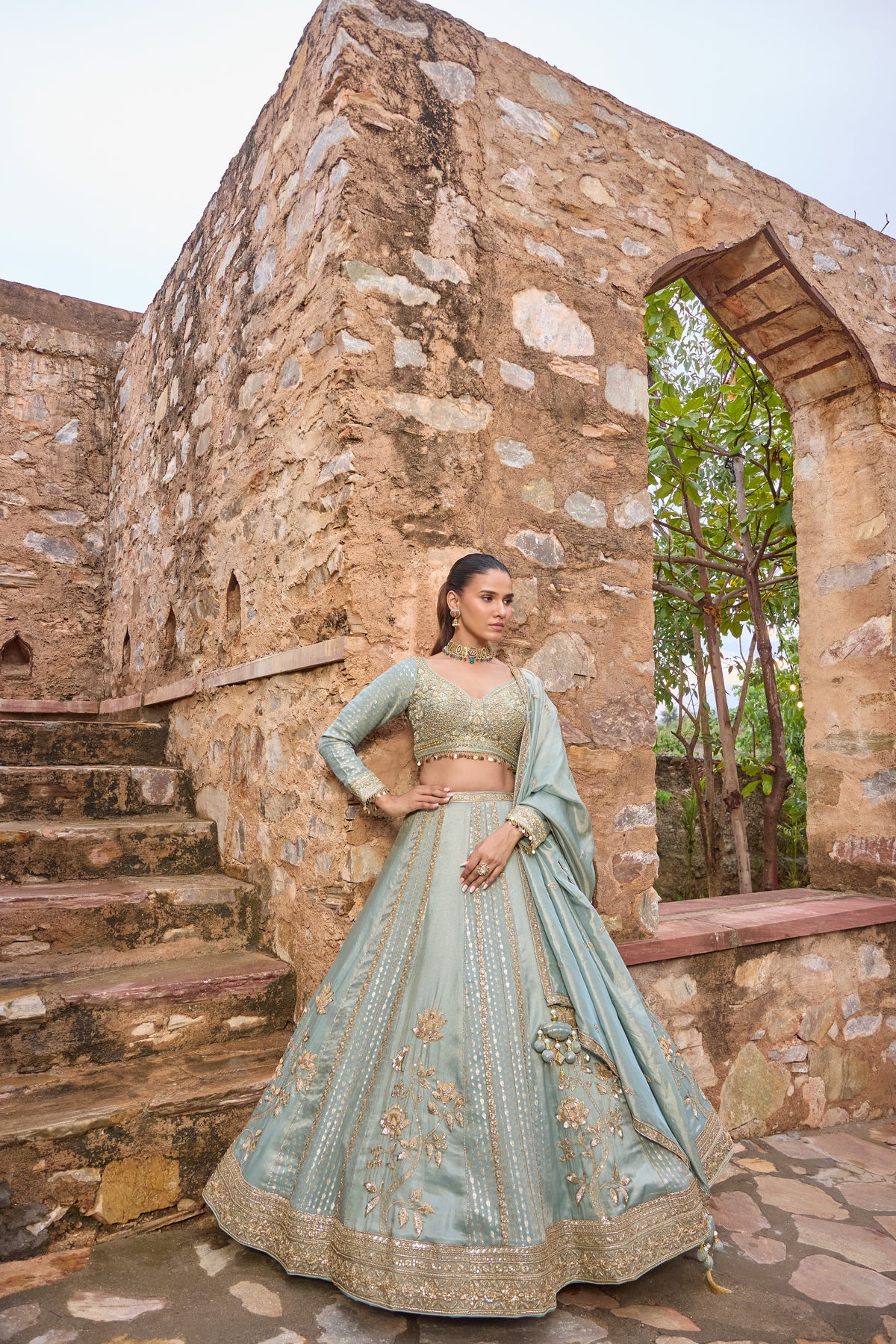 Mahima lehenga set, detail