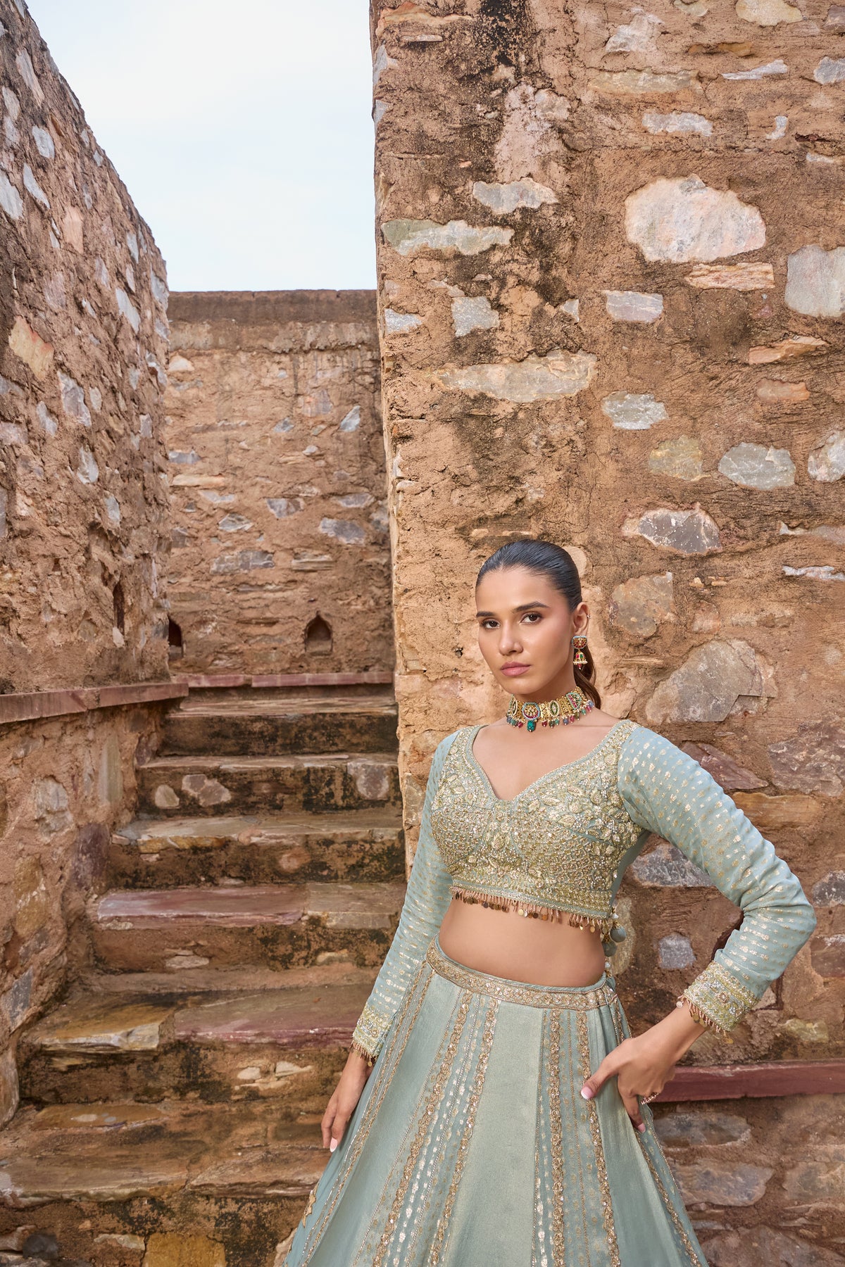Mahima lehenga set, full length